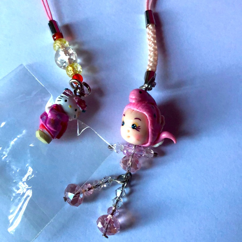A set of 4 keychain tags